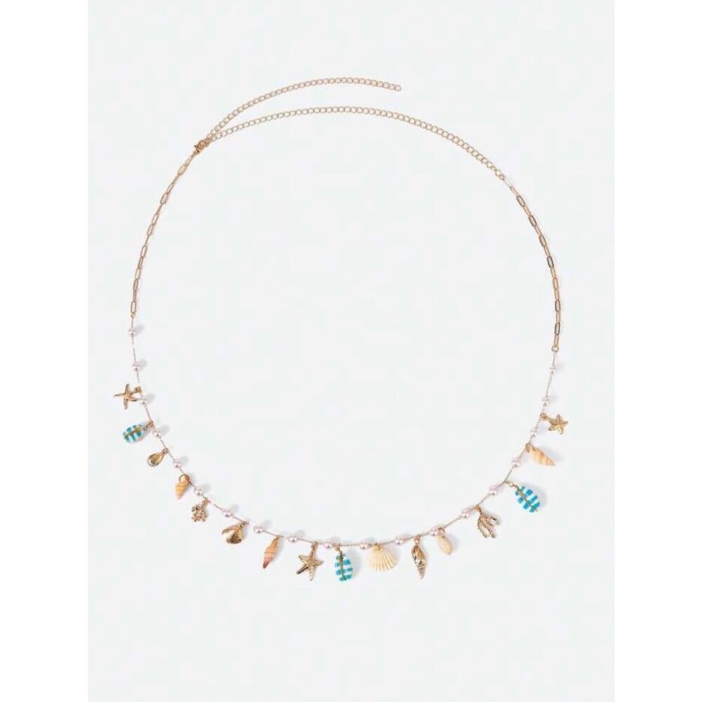 Seashell Charm belly Chain N2047
